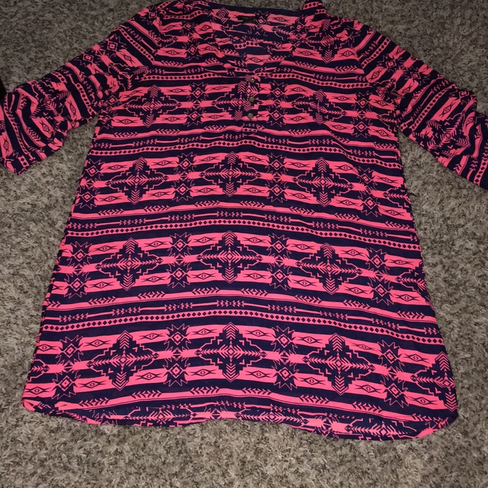 Tribal print dress